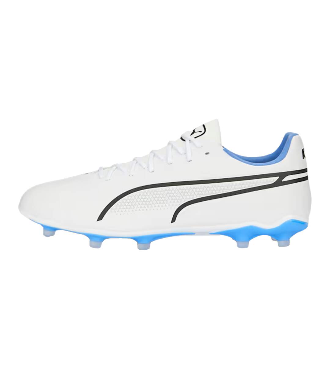 Chaussures De Foot Pour Terrain Ferme King Pro Homme Blanc Puma-3