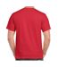 Mens heavy cotton t-shirt red Gildan-2