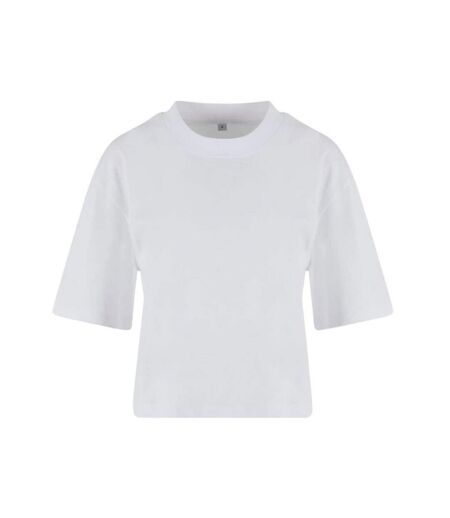 Womens/ladies Oversized T-shirt White New Morning Studios