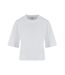 Womens/ladies Oversized T-shirt White New Morning Studios-2