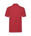 Unisex Adult Premium Polo Shirt Red Fruit Of The Loom-2
