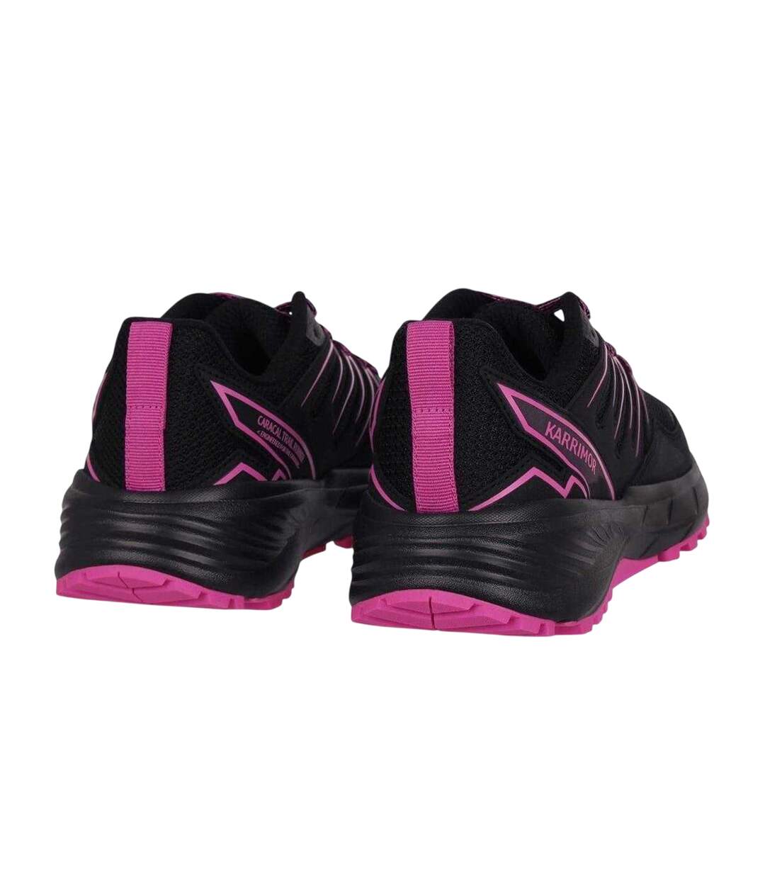 Baskets Caracal Tr Femme Noir Rouge Rose Karrimor-2