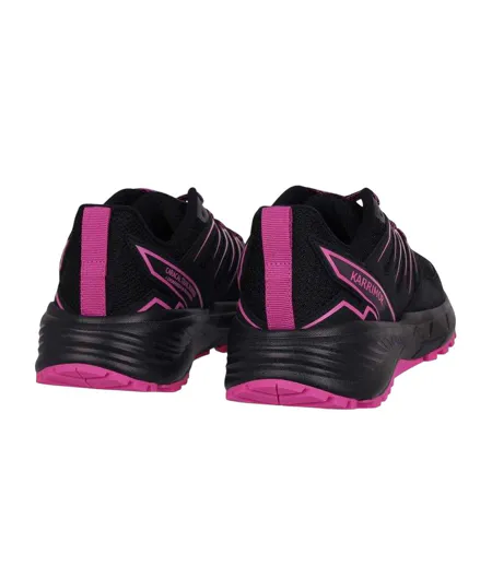 Baskets Caracal Tr Femme Noir Rouge Rose Karrimor