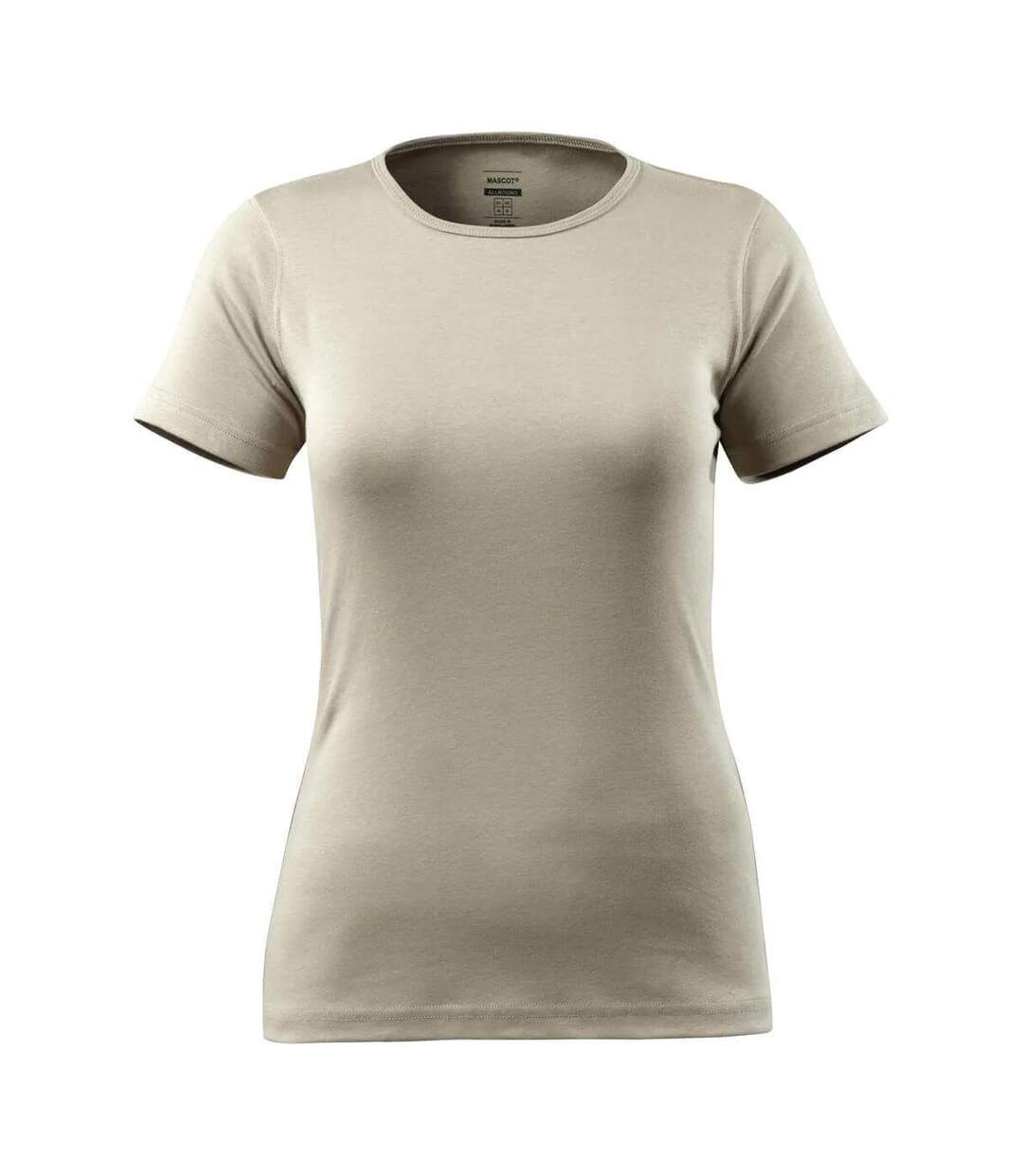 Womens/ladies Crossover Arras T-shirt Light Khaki Mascot-1
