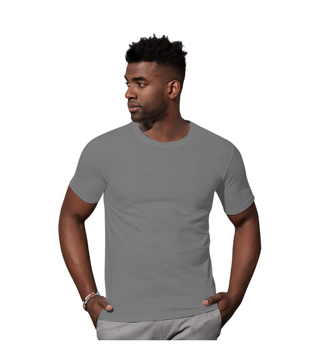 T-shirt stars morgan homme gris ardoise Stedman