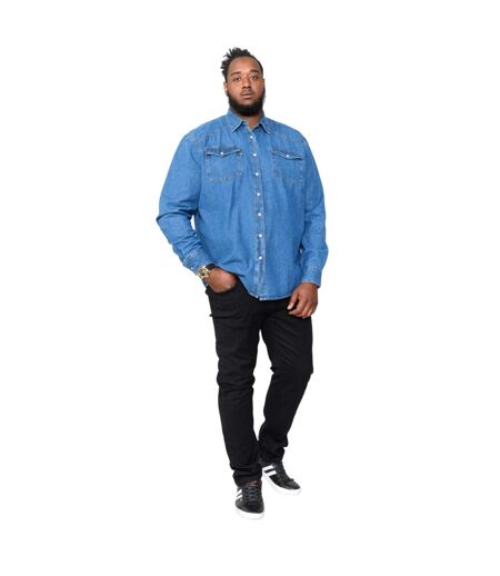 Mens D555 Claude Stretch Tapered Stretch Kingsize Jeans Black Duke