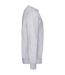 Unisex adult polycotton set-in sweatshirt heather grey Fruit of the Loom-3