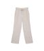 Pantalon Toile Beige/Blanc Femme Vero Moda Line - L-L32