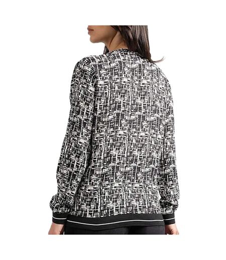 Blouse noire/blanche femme sun valley raff