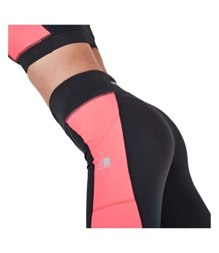 Collants De Course Femme Noir Rose Karrimor
