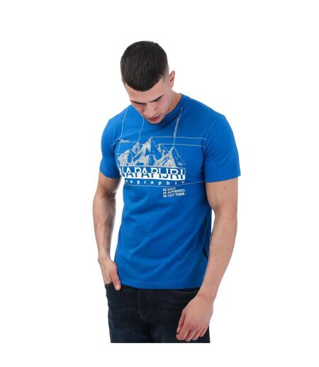 T-shirt S Frame Homme Bleu Napapijri