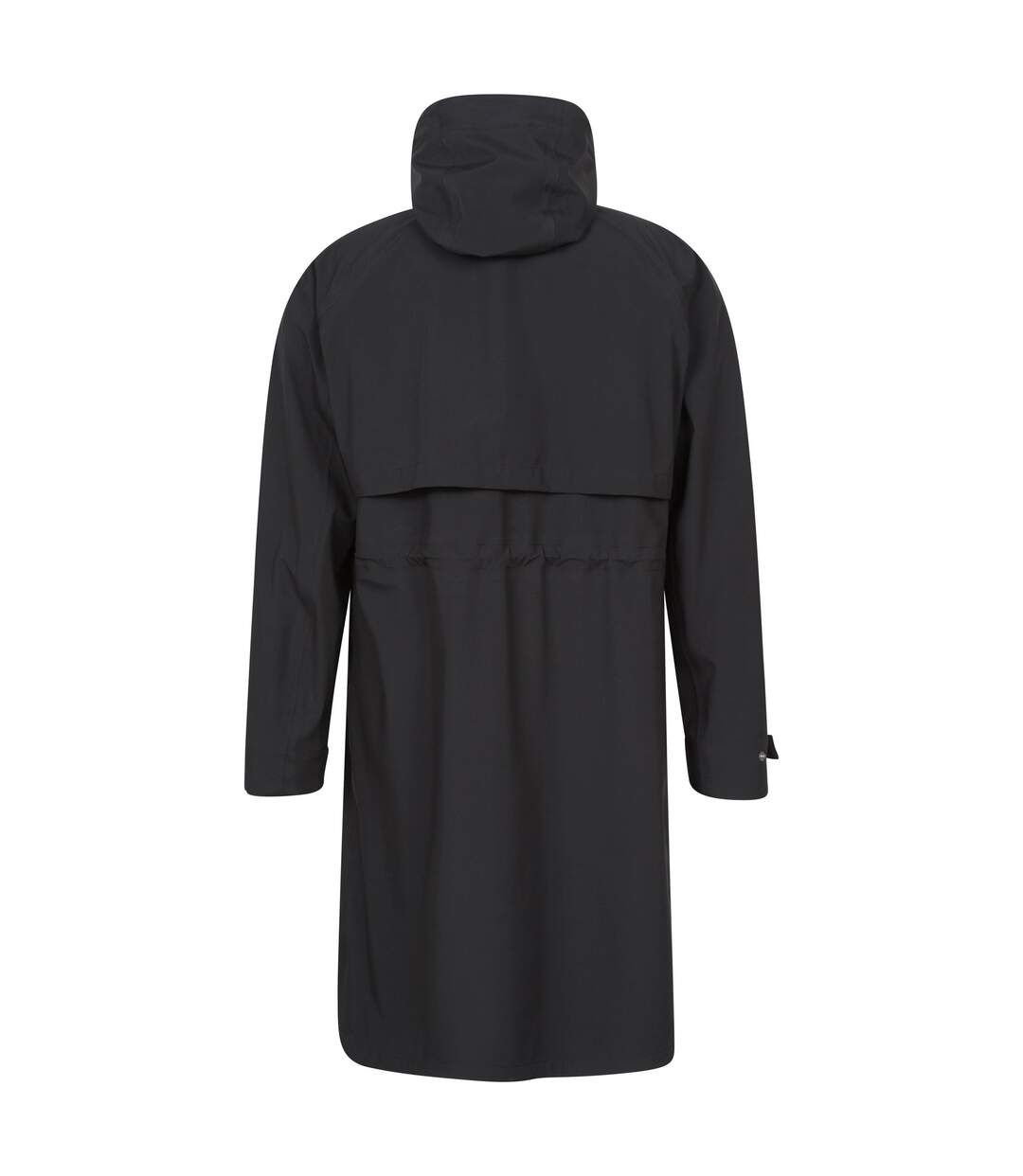 Womens/ladies jade waterproof lightweight long raincoat black Animal-2