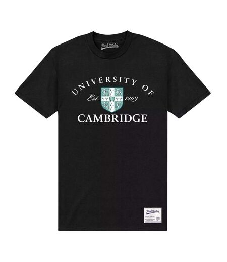 T-shirt Est Adulte Noir Cambridge University