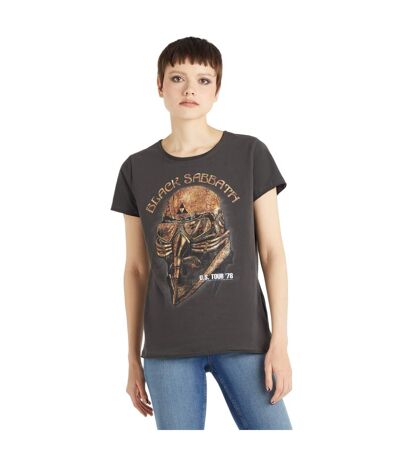 Amplified Womens/Ladies Tour ´78 Black Sabbath T-Shirt (Charcoal) - UTGD1095