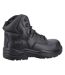 Unisex Adult Responder Grain Leather Side Zip Safety Boots Black Magnum-2