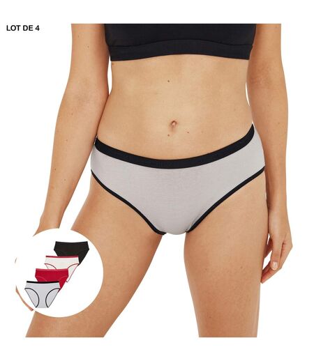 Lot de 4 slips femme Athena