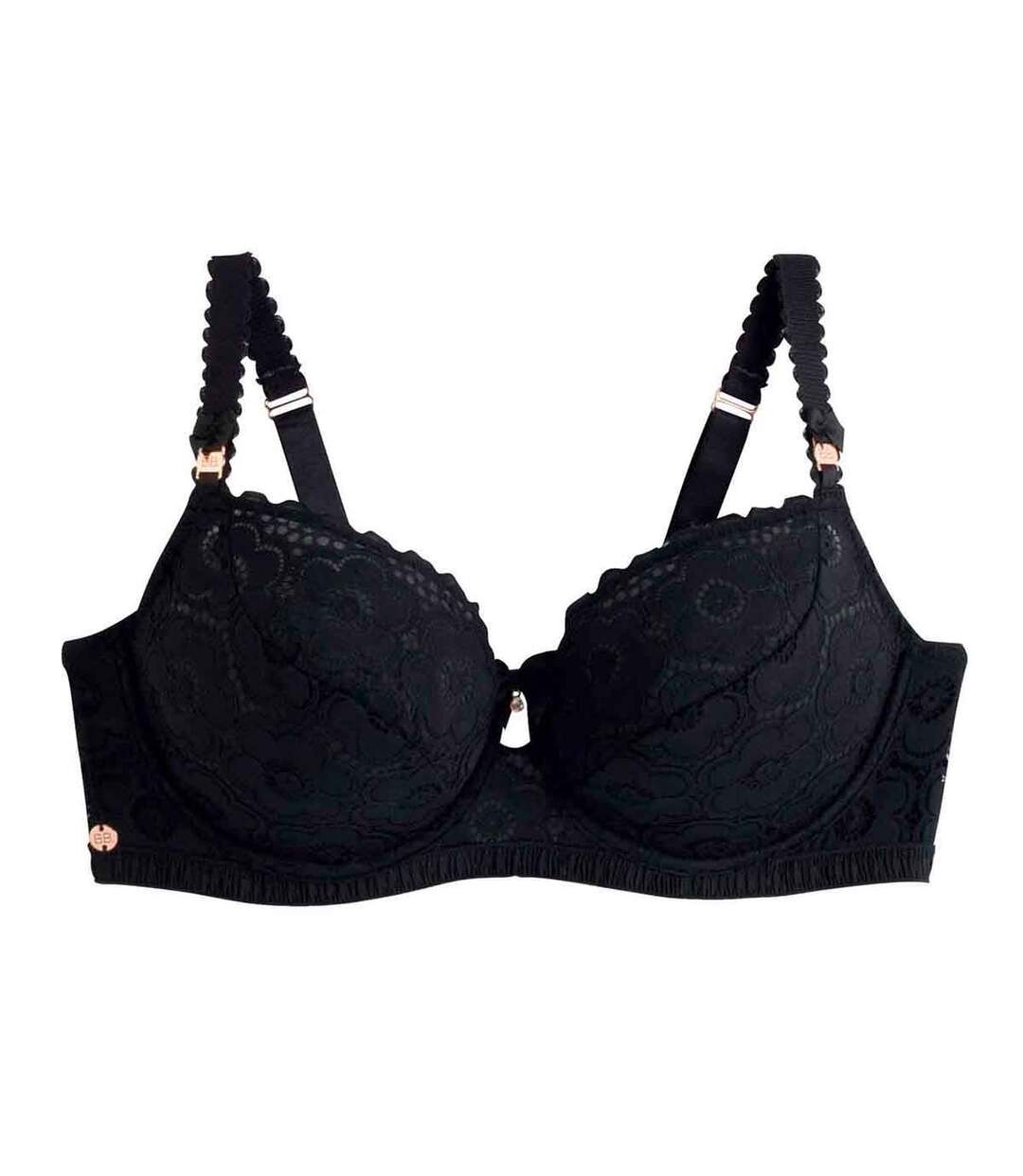 Soutien-gorge armature grand maintien noir Affinité