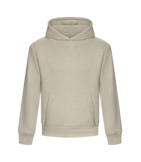 Sweat À Capuche Signature Adulte Blanc Cassé Awdis