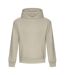 Sweat À Capuche Signature Adulte Blanc Cassé Awdis-1