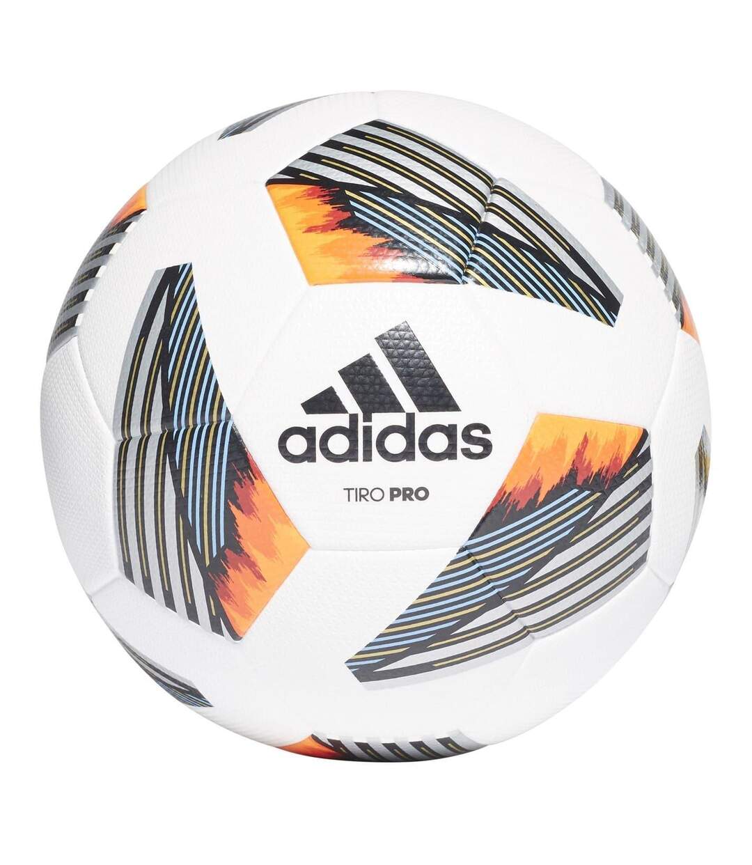 Ballon De Foot Motif/style Imprimé Graphique Tiro Pro Taille 5 Blanc Noir Bleu Adidas-1