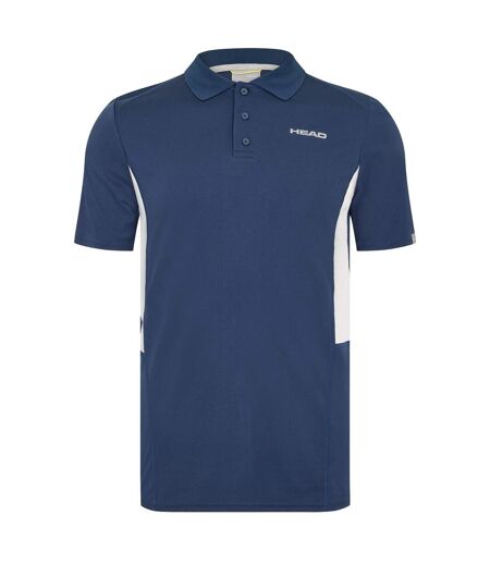 Mens Club Tech Polo Shirt Blue Head