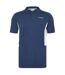 Mens Club Tech Polo Shirt Blue Head-1