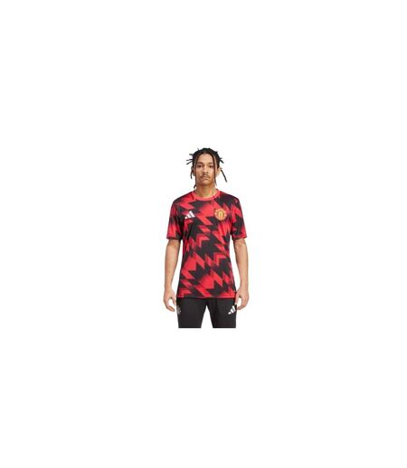 Maillot De Foot Entraînement Motif/style Flocon De Neige 2025/2026 Adulte Rouge Adidas