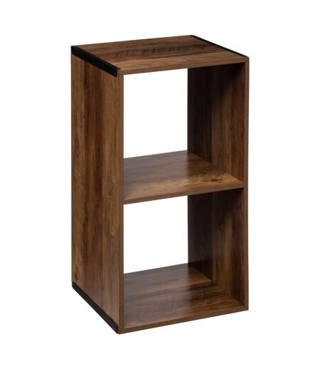 Etagère 2 Cases Mix - P. 34,5 cm x H. 67,5 cm - Marron