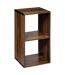 Etagère 2 Cases Mix - P. 34,5 cm x H. 67,5 cm - Marron-1
