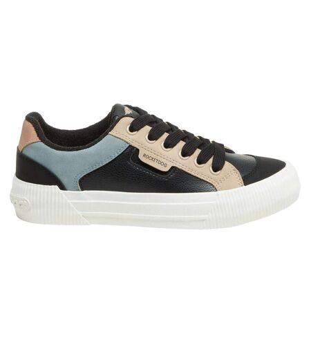 Baskets Motif/style Blocs De Couleurs Cheery Femme Noir Rocket Dog