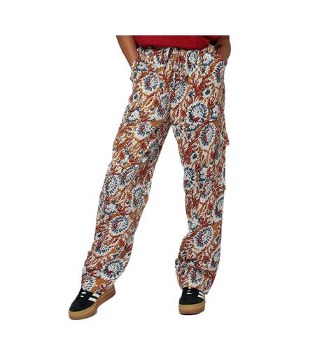Pantalon fluiderouge à motifs femme kaporal sax