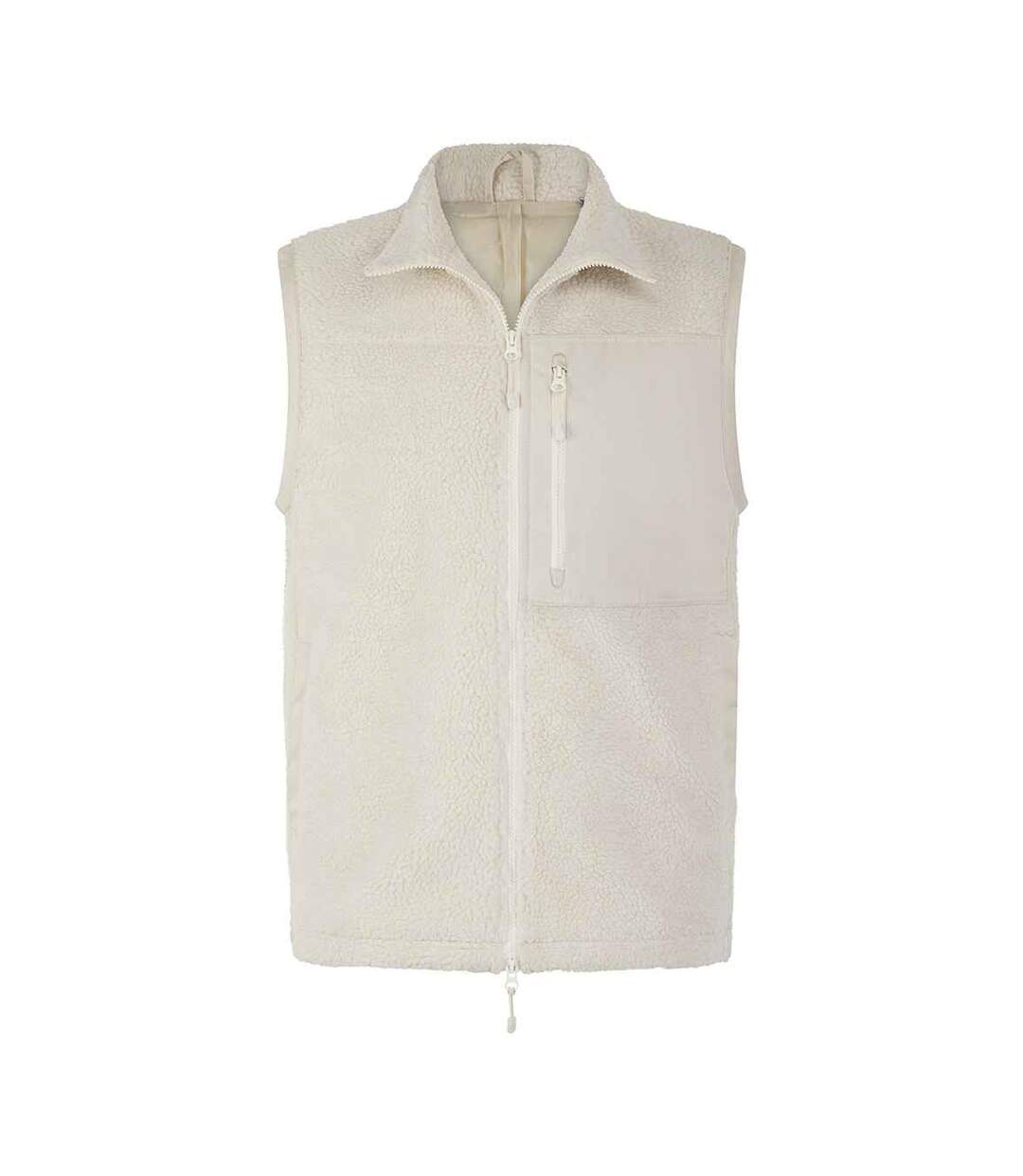 Veste Sans Manches Adulte Naturel Front Row-1