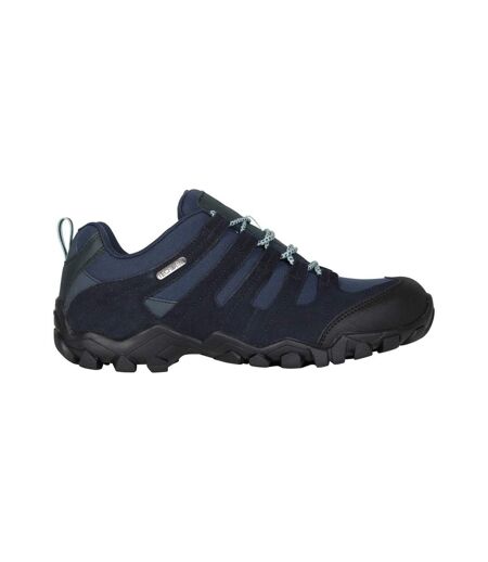 Chaussures De Marche Imperméables En Daim Belfour Femme Bleu Foncé Mountain Warehouse
