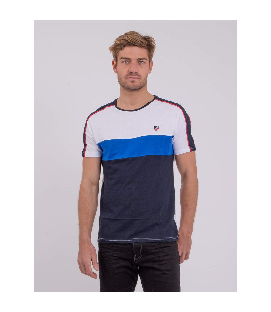 T-shirt col rond pur coton NABALIA-1