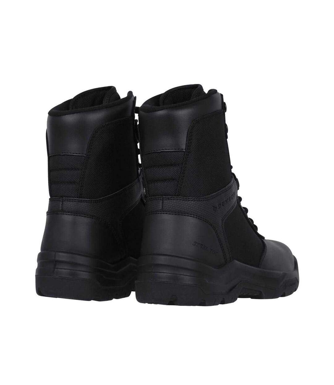 Mens Hudson Leather Safety Boots Black Dunlop-2