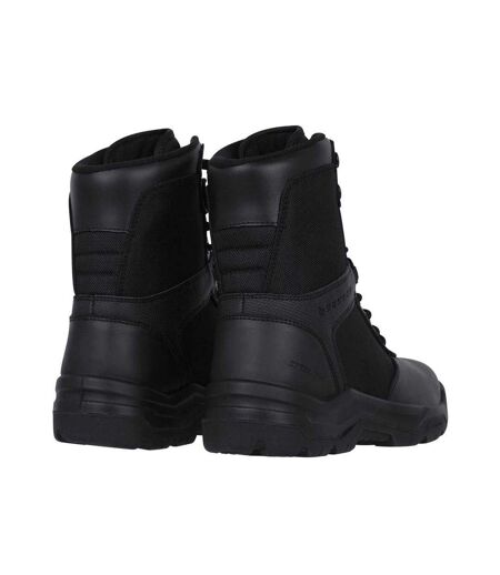 Mens Hudson Leather Safety Boots Black Dunlop