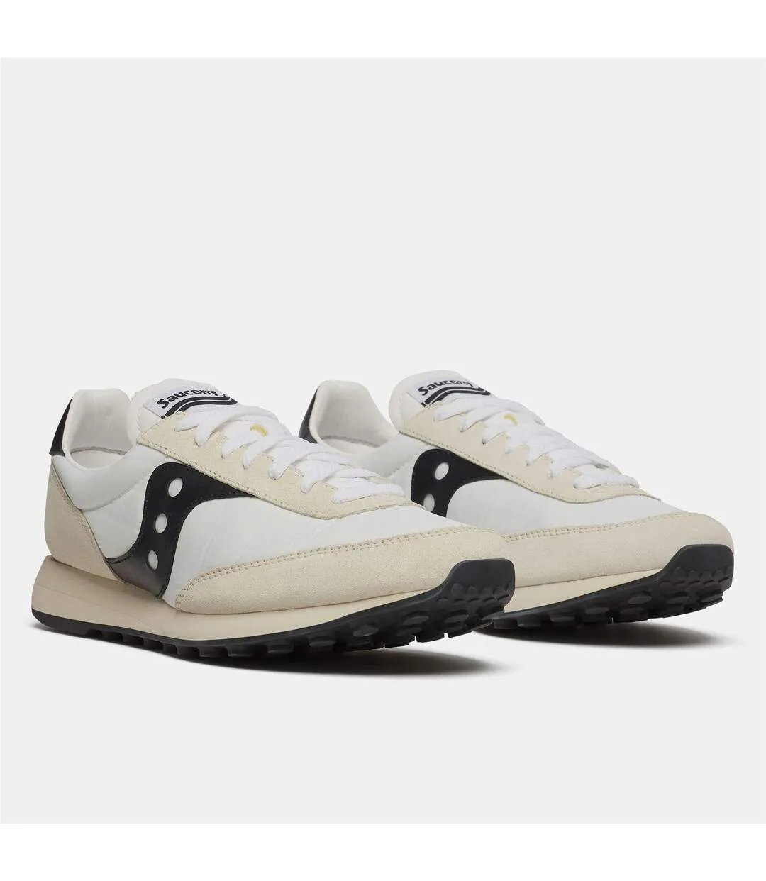 Unisex Adult 80 Suede Trainers White Black Saucony-2