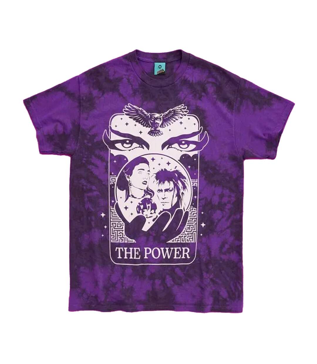 T-shirt Motif/style Cartes De Tarot Adulte Violet Labyrinth-1