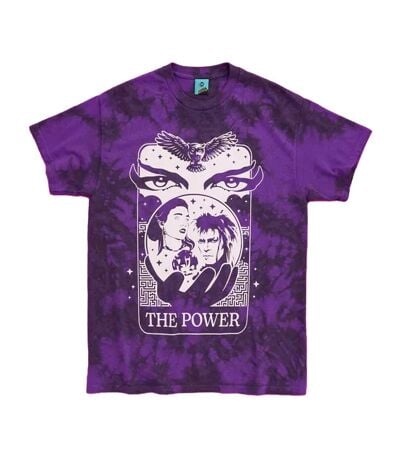 T-shirt Motif/style Cartes De Tarot Adulte Violet Labyrinth