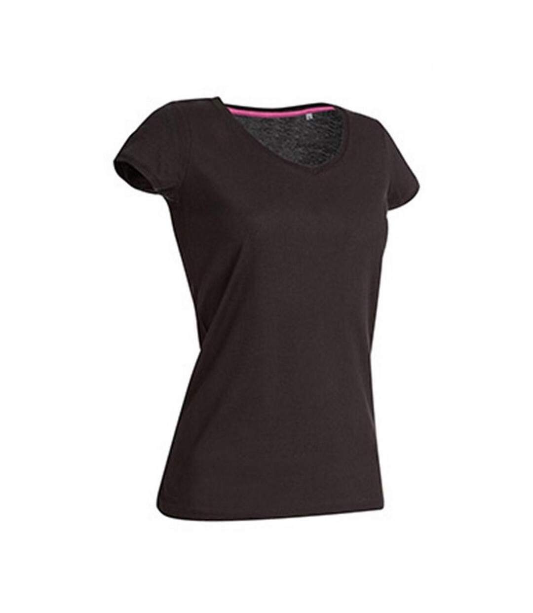 T-shirt Megan Femmes Noir Stedman-2