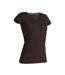 T-shirt Megan Femmes Noir Stedman-2