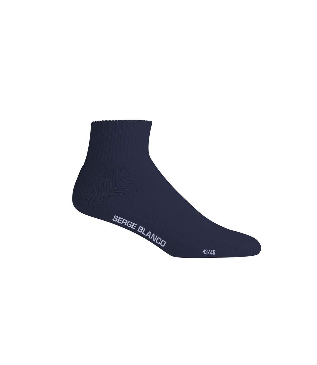 Lot de 6 paires de lowcuts homme unies modèle A126 Serge Blanco-3