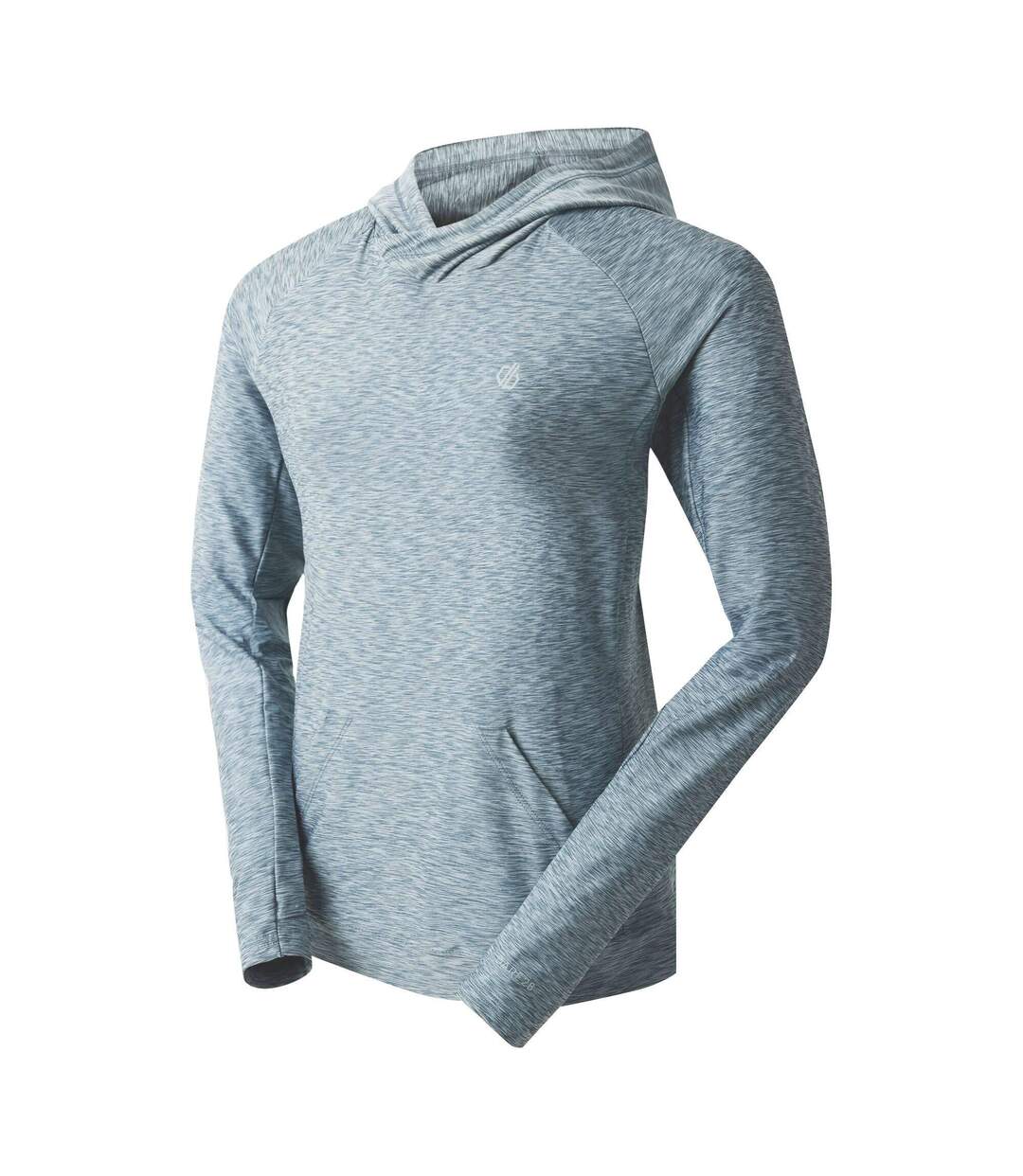 Sweat à capuche sprint city femme bleu gris chiné Dare 2b-1