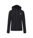 Womens/ladies Plain Soft Shell Jacket Black Karrimor-1