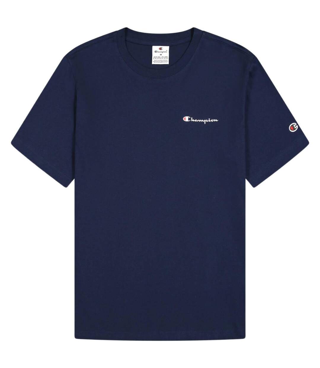T-shirt Manches Courtes Homme Bleu Marine Champion-2