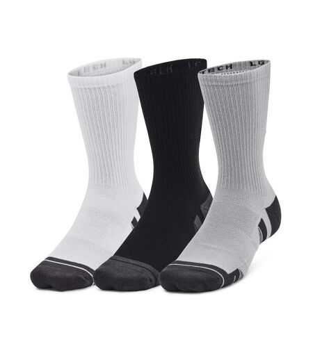 Lot de 3 paires de chaussettes blanches/grises/noires homme under armour performance tech