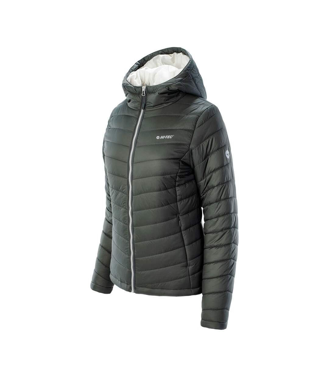 Doudoune Matelassée Ibanez Femme Vert Kaki Foncé Colombe Hi-Tec-3