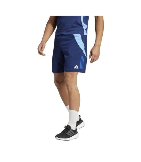 Mens Tiro 24 Football Shorts Navy Blue Adidas
