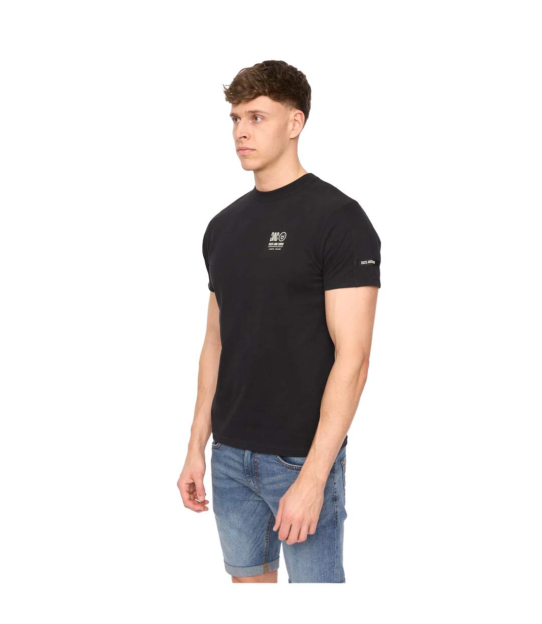 T-shirt Tous Les Jours Lynnfold Homme Noir Duck And Cover-4