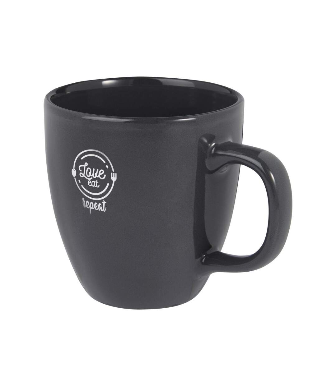 Moni ceramic mug one size grey Bullet-1
